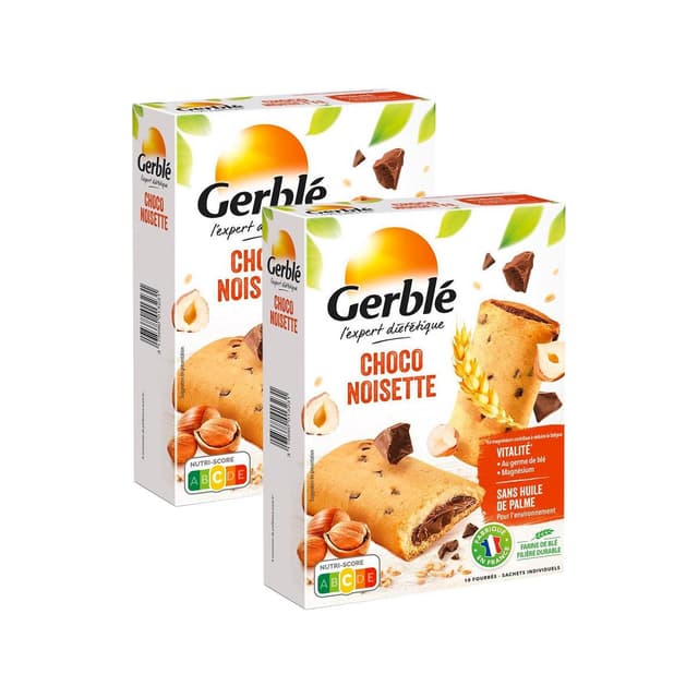 2050000418747 - Gerblé Vitalité - 10 Biscuits Fourrés Choco Noisettes