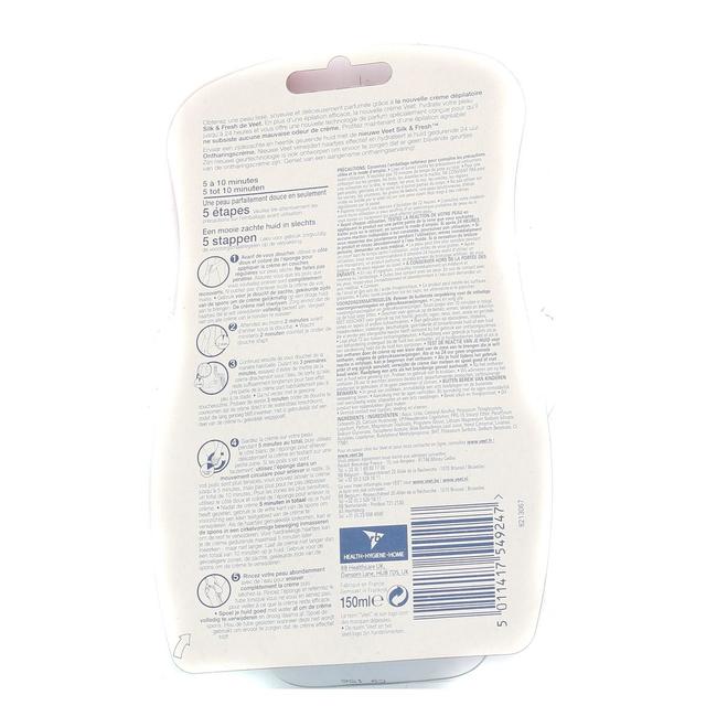 5011417549247 - Veet - Crème épilatoire Sous la Douche Veet Peaux Sensibles Aloé Vera et Vitamine E
