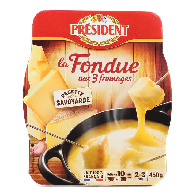 3228021990248 - Président - Fondue aux 3 fromages