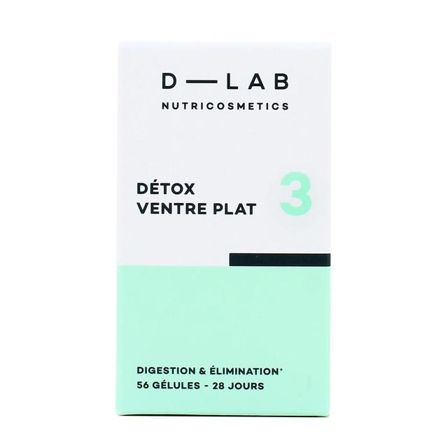 3701026300248 - D-Lab - Détox ventre plat - Digestion & Élimination - Compléments Alimentaires
