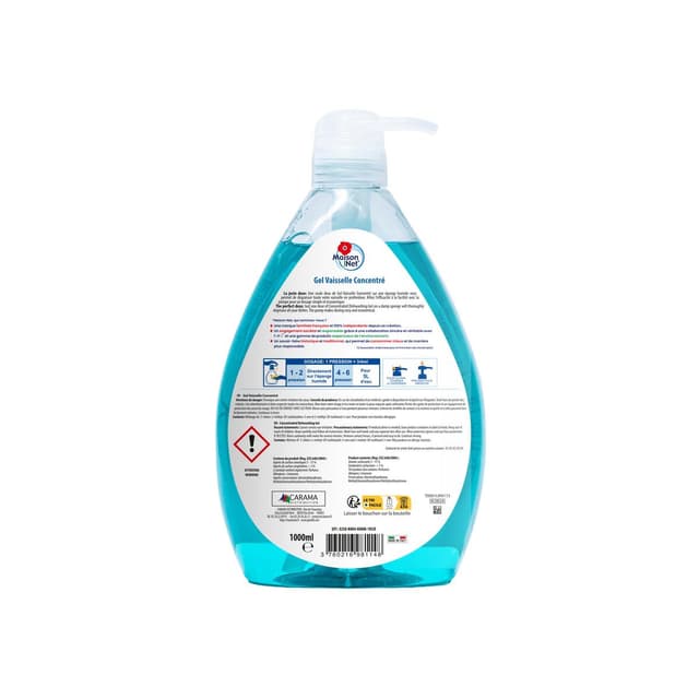 3760216981148 - Maison Net - Gel Vaisselle Bicarbonate & Sauge