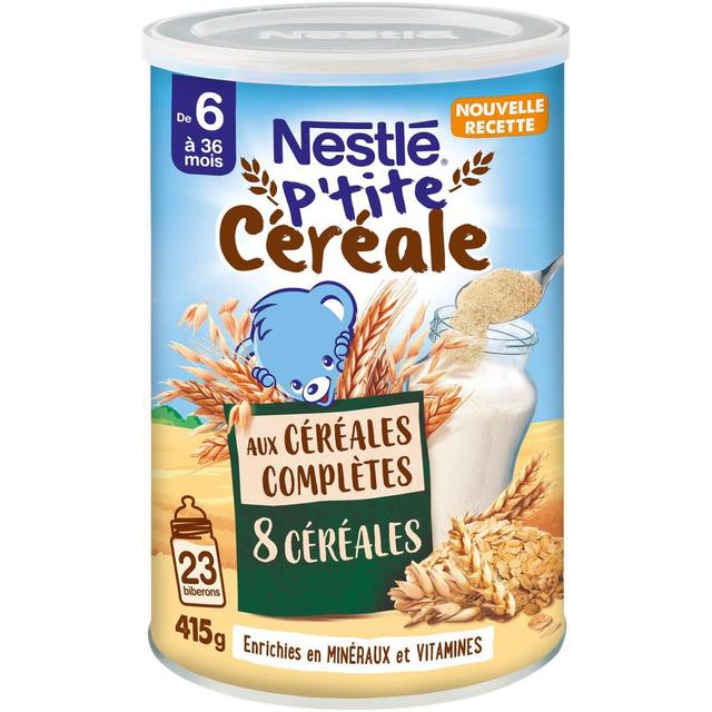 8445291051348 - Nestlé - P'tite Céréale - 8 Céréales aux céréales complètes Bébé Dès 6 mois