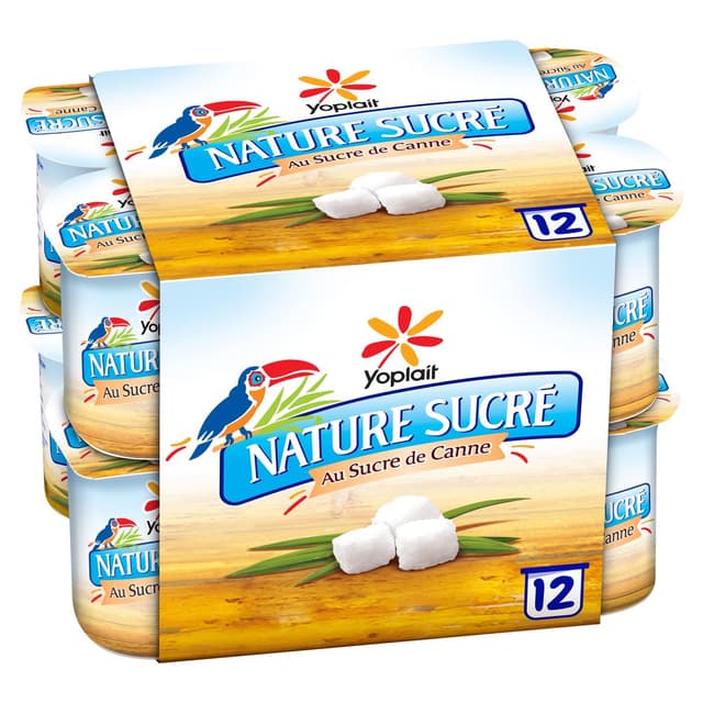 3329770052048 - Yoplait - Yaourt Nature au Sucre de Canne