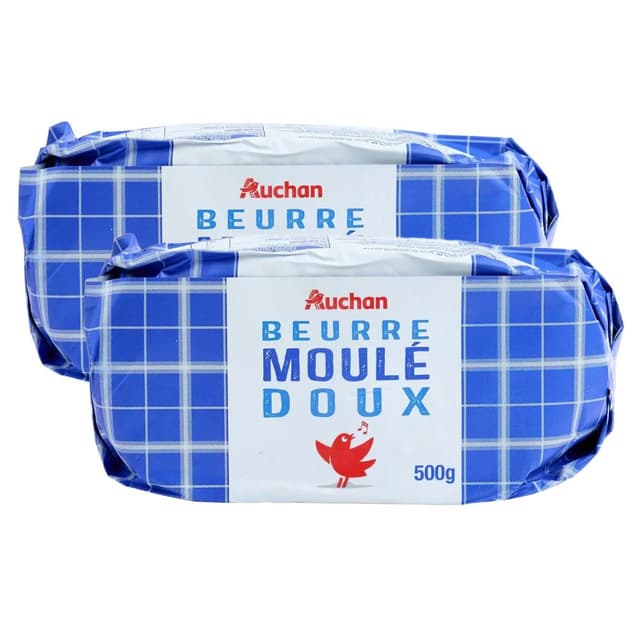 2050000422348 - Auchan - Beurre moulé doux