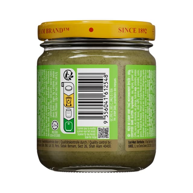 9556041612548 - Ayam - Pâte de curry vert