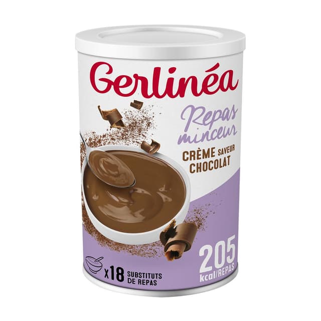 3175680903648 - Gerlinéa - Repas Minceur Crème saveur chocolat -50% de sucres en moins