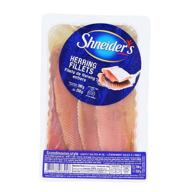 4810168063948 - Schneiders - Filet de Harengs Entiers d'Atlantique Salé
