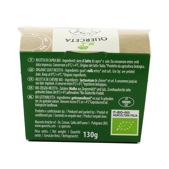 8032958164048 - Querceta - Ricotta au Lait de Chèvre, Bio