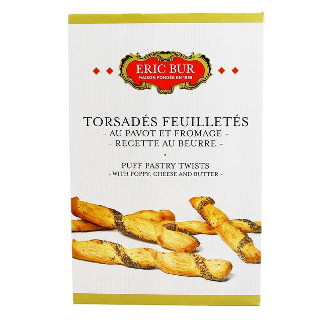3144550004648 - Eric Bur - Torsadés feuilletés au fromage et au pavot