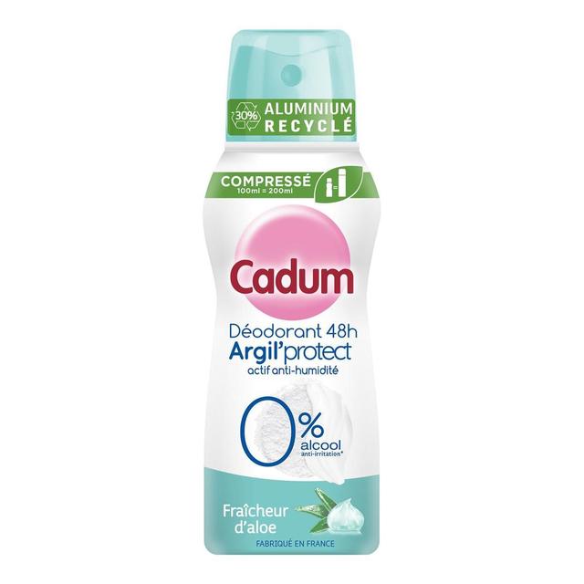 3600551154848 - Cadum - Déodorant Argil Protect Fraîcheur d'Aloe Vera 48H
