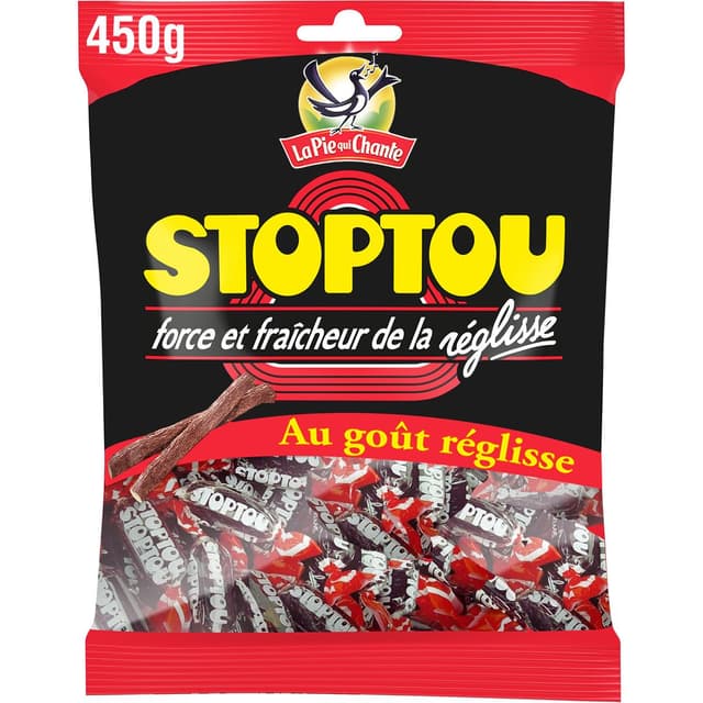 3664346307048 - La Pie qui Chante - Bonbons aromatisés Réglisse - STOPTOU