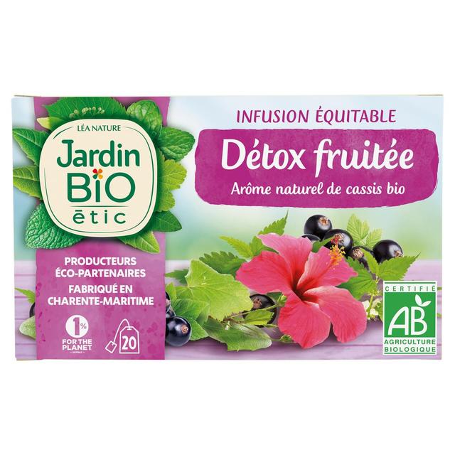 3456300007848 - Jardin Bio Etic - Infusion Détox Fruitée Bio - 20 sachets
