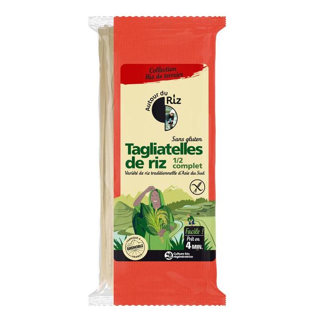 3760103149248 - Autour Du Riz - Nouilles de riz Thaïes bio demi-complet sans gluten 