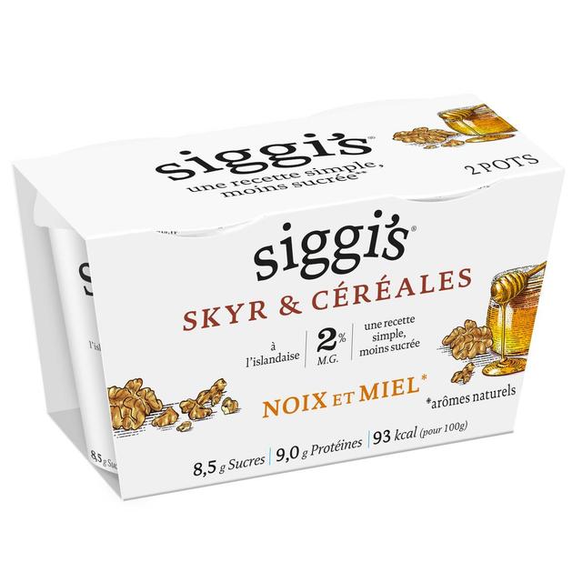 3023290069448 - Siggi's - Skyr céréales miel et noix