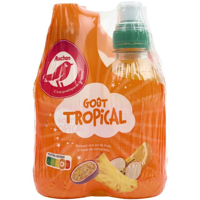 3596710419548 - Auchan - Boisson au jus de fruits goût tropical