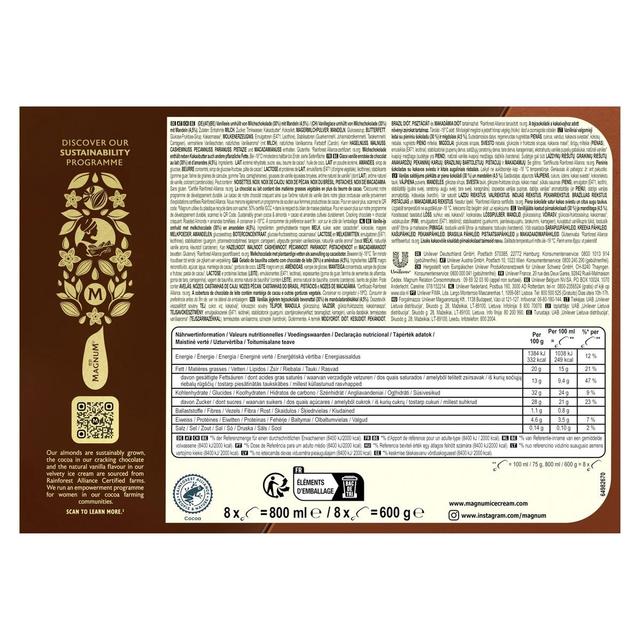 8711327609648 - Magnum - Bâtonnets Amande