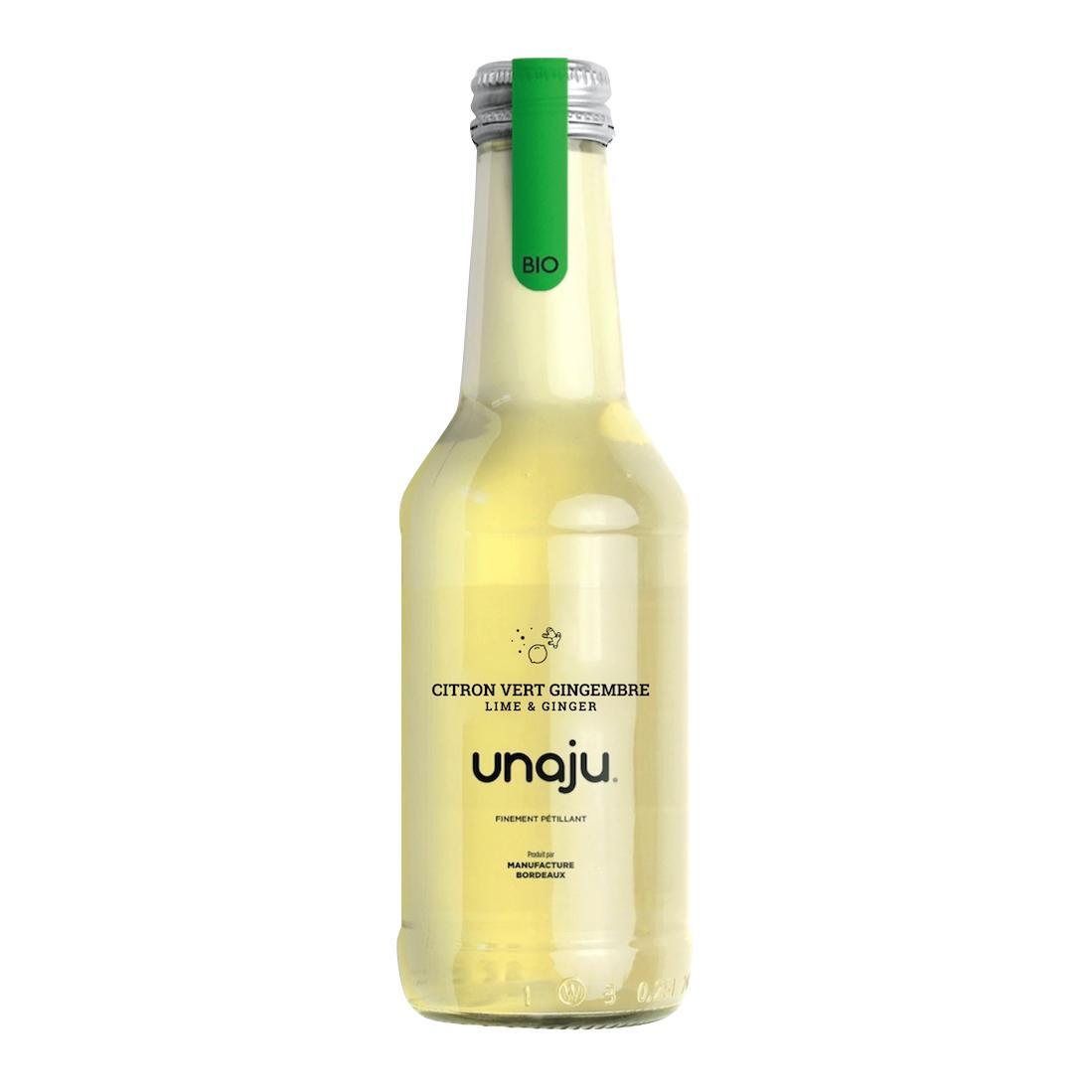 3770008059948 - Unaju - Citron vert gingembre bio, boisson pétillante