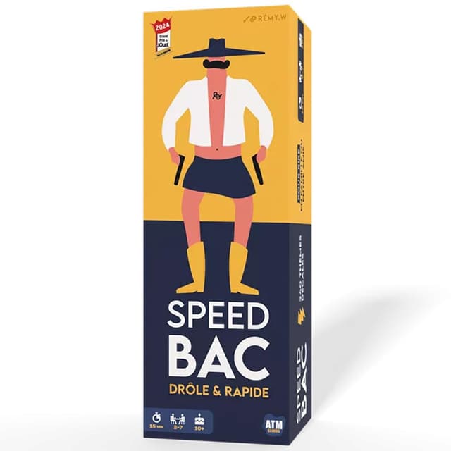 3701380500049 - Pixiegames - Speed Bac Jaune - Jeu de carte