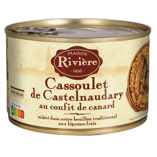 3375640002149 - Maison Rivière - Cassoulet de Castelnaudary au Confit de Canard