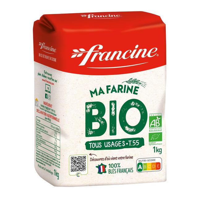3068110703249 - Francine - Farine de Blé T55 Bio
