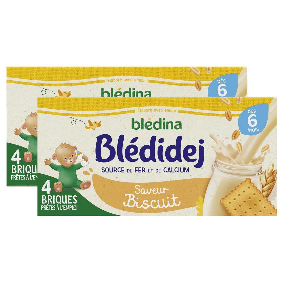 Blédina Mini Matin, Biscuits Multicéréales Pour Bébé, Dès 15 Mois, Pépites De Chocolat, 168g (Lot De 10