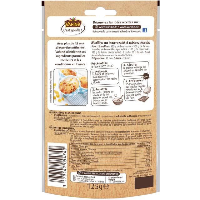 3179142054749 - Vahine - Raisins blonds