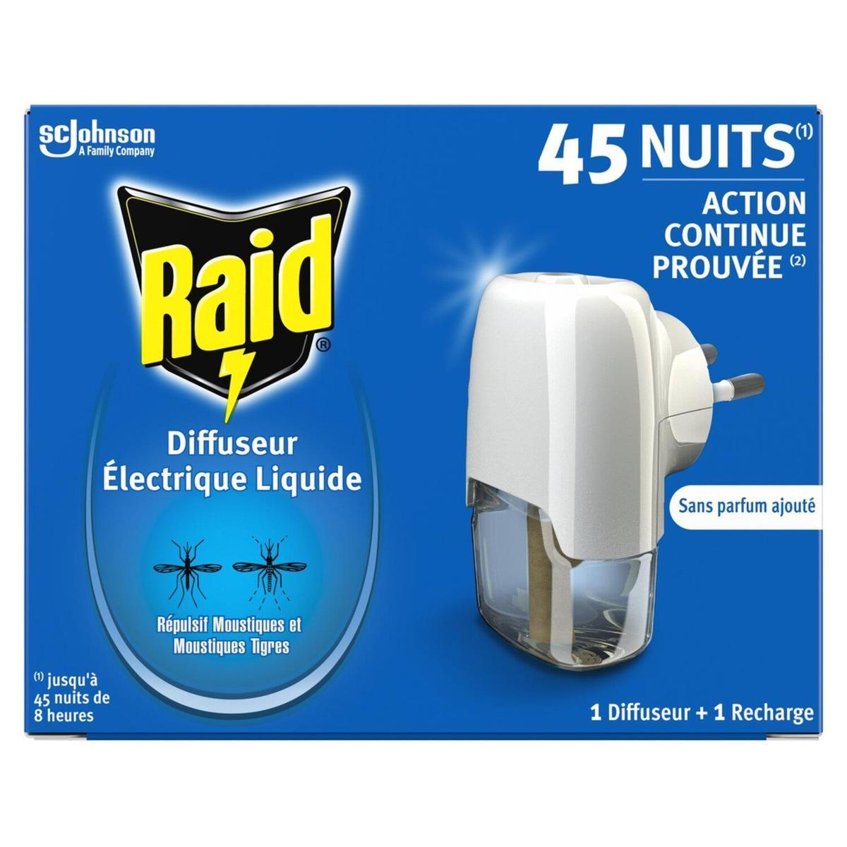 5000204335149 - Raid - Diffuseur Répulsif Moustiques 45 nuit