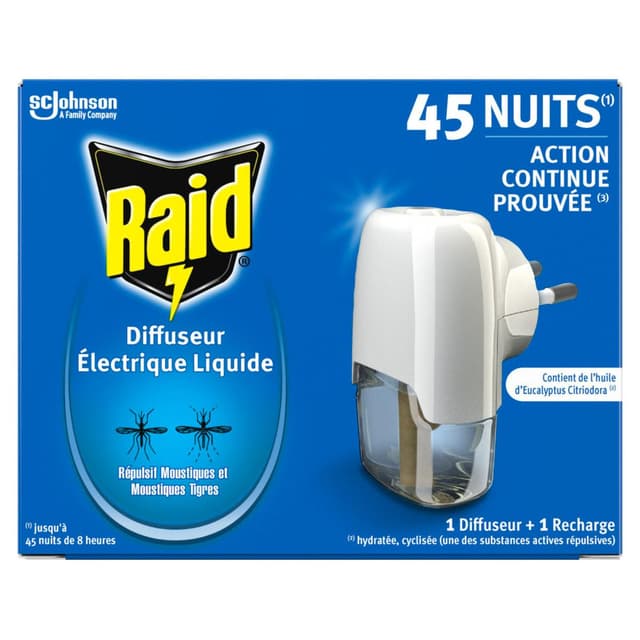 5000204335149 - Raid - Diffuseur Répulsif Moustiques 45 nuits