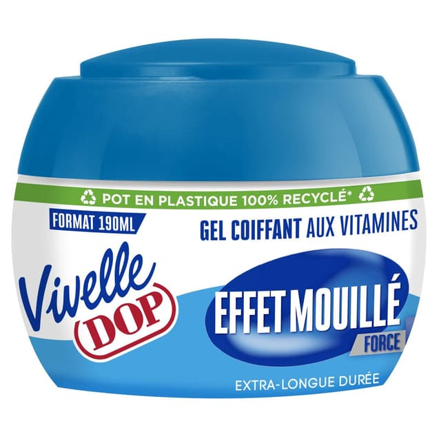 3600551105949 - Vivelle Dop - Gel coiffant Effet Mouillé Fixation Force 5