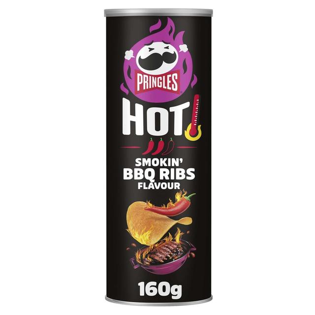 5053990175949 - Pringles - Chips Tuiles HOT BBQ Ribs 