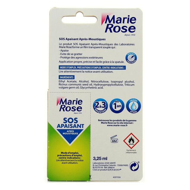 3160920966149 - Marie Rose - Roll-on sos apaisant après moustiques