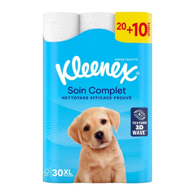 5029053586649 - Kleenex - Papier toilette 3D 