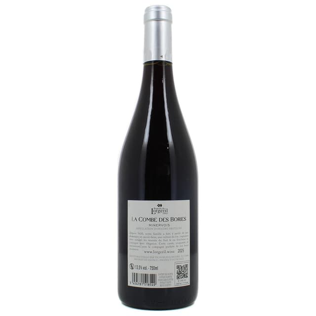 3454781518549 - Minervois rouge AOP - La Combe des Bories