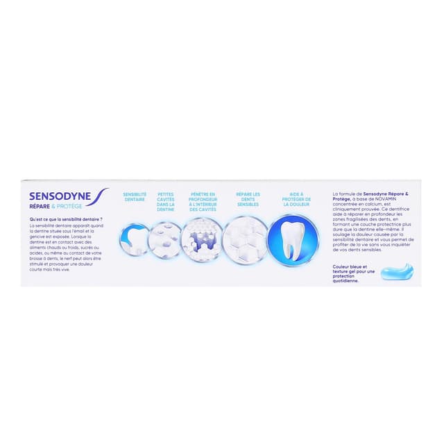 5054563238849 - Sensodyne - Dentifrice Répare & Protège Menthe