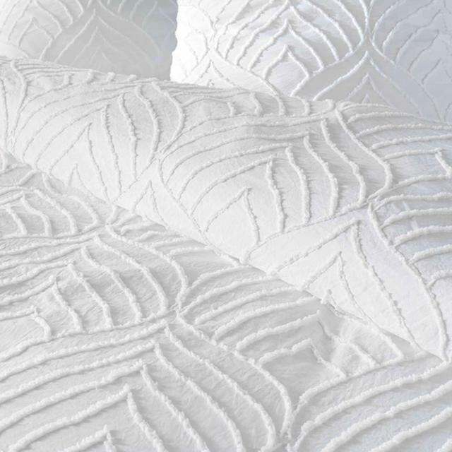 3574386449649 - Douceur D Interieur - Parure microfibre unie Blanc