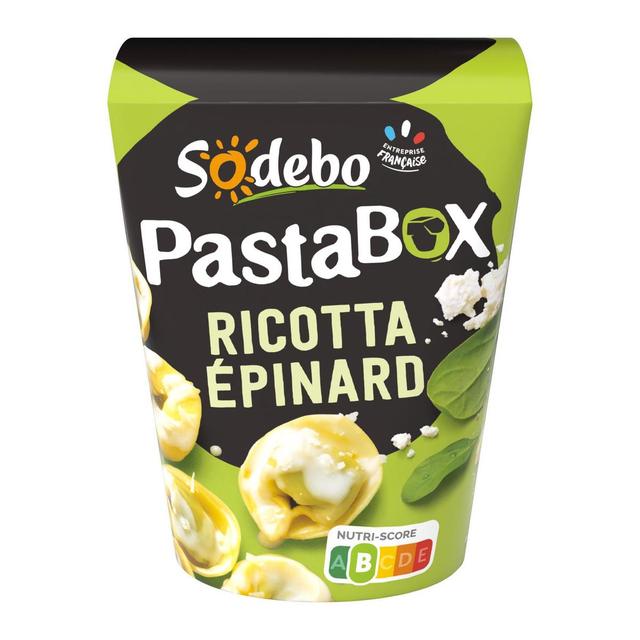 3242272250050 - Sodebo - Pasta Box Tortellini Ricotta Epinard Sauce au Parmesan