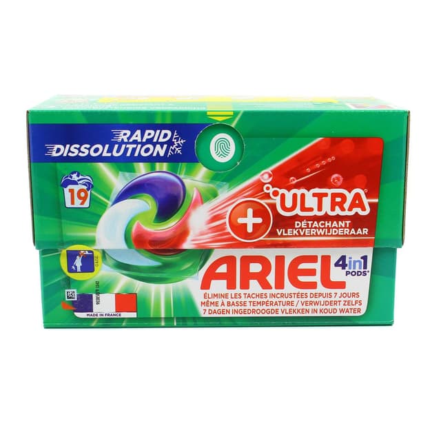 8700216120050 - Ariel - Lessive capsule 4 en 1 Ultra détachant