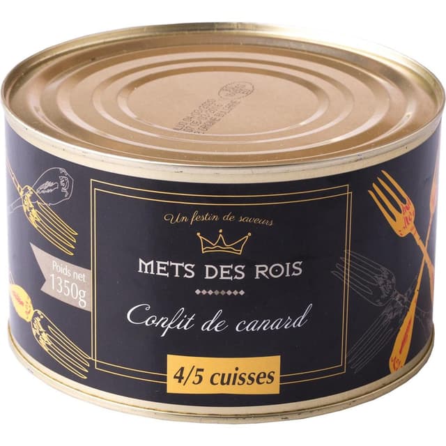 3760044390150 - Mets des Rois - Confit de Canard 4-5 Cuisses