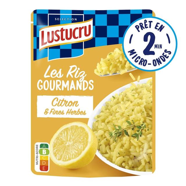 3760341070250 - Lustucru - Riz Express Citron aux fines herbes Micro-ondes