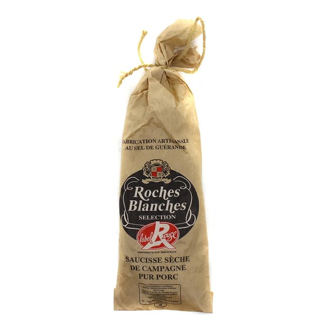 3272550000350 - Les Roches Blanches - Saucisse Sèche de Campagne Label Rouge