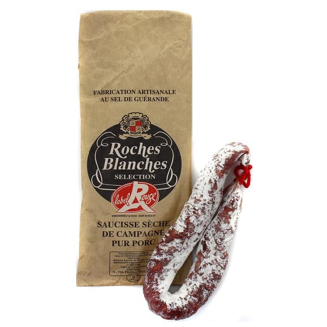 3272550000350 - Les Roches Blanches - Saucisse Sèche de Campagne Label Rouge