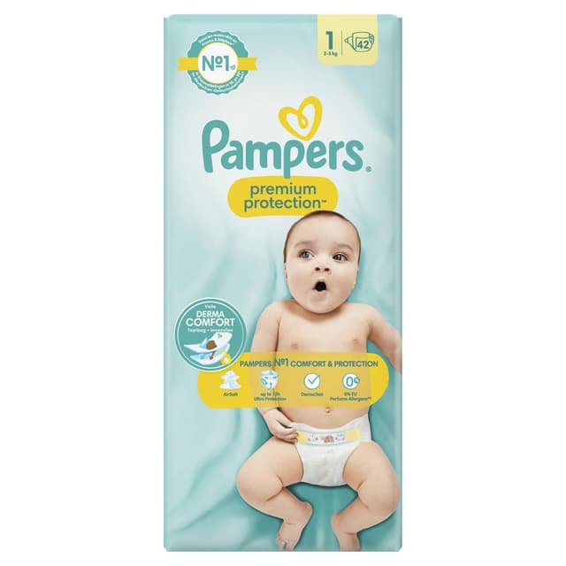8006540780350 - Pampers Premium - Couches T1 2-5kg