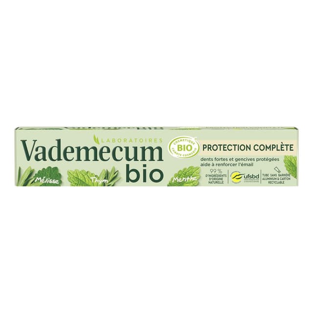3178040661950 - Vademecum - Dentifrice protection complète extrait Thé vert bio