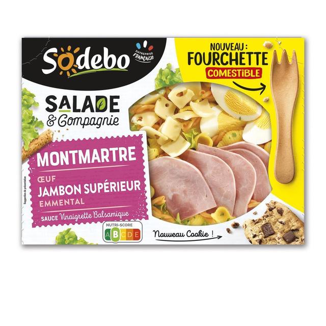 3242274032050 - Sodebo - Salade Montmartre Oeuf, Jambon, Emmental