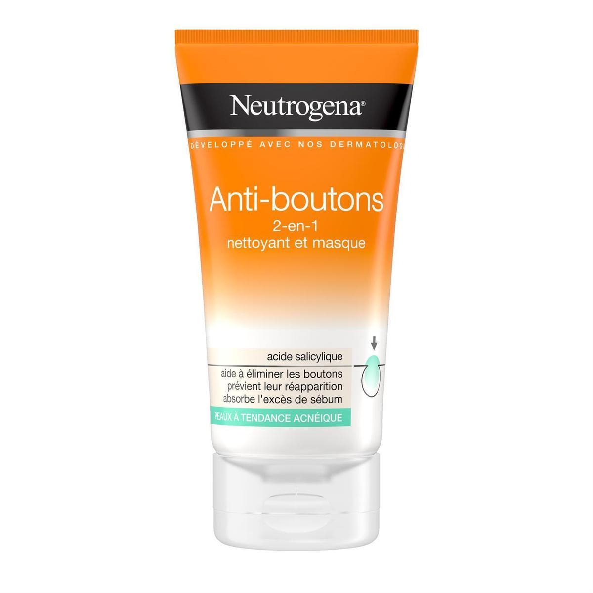 3574661332550 - Neutrogena - Nettoyant et masque 2en1 visibly clear spot proof