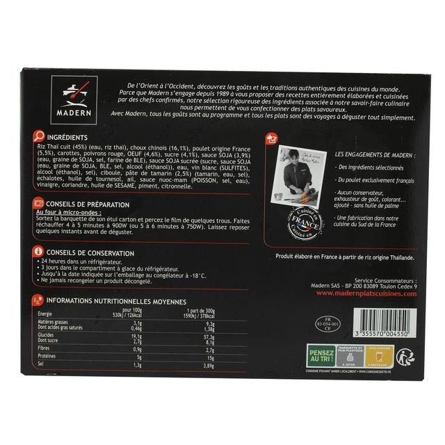 3355570004550 - Madern - Nasi Goreng- Poulet