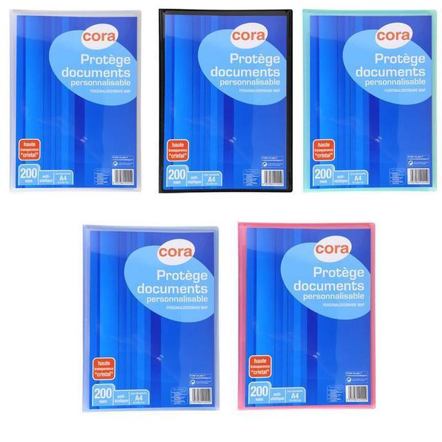 3257984415550 - Cora - Protège-documents A4 21x29,7 cm