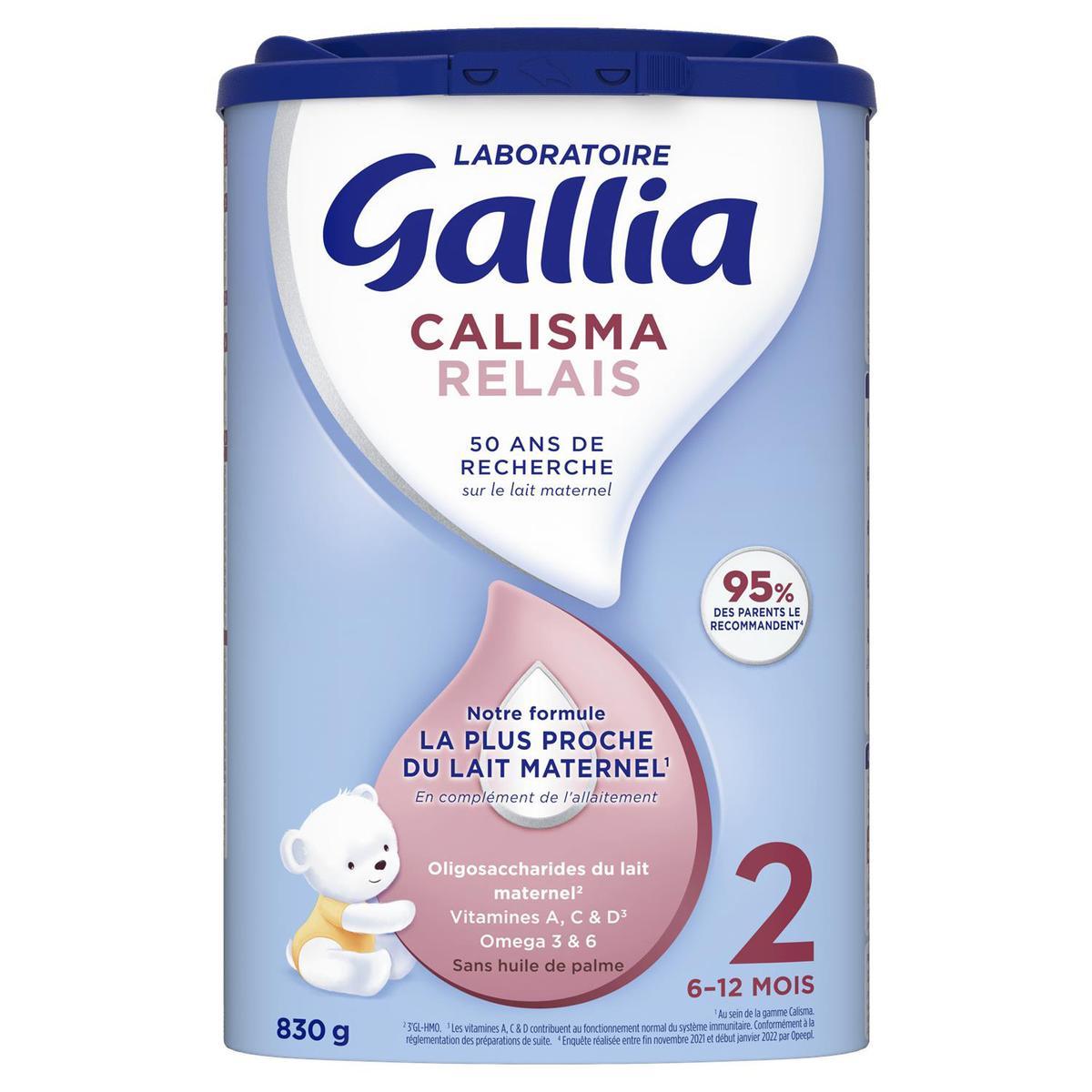 3041091725950 - Laboratoire Gallia - Lait bébé en poudre Calisma Relais 2ème âge, 6-12 mois