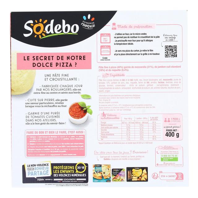 3242272346050 - Sodebo - Dolce Pizza Prosciutto