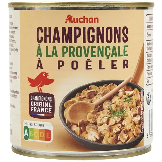 3596710516650 - Auchan - Champignons à la Provençale àl poêler
